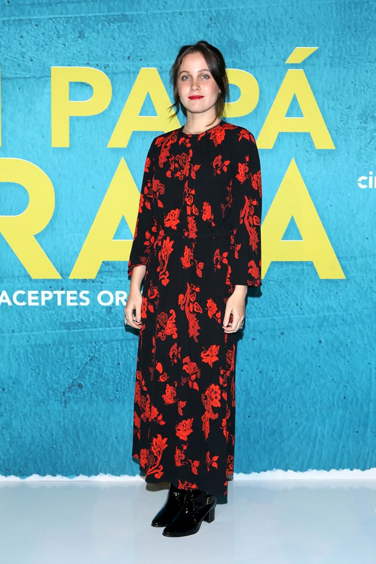 Natasha Dupeyrón en la conferencia de prensa de la película 'Un papá pirata'