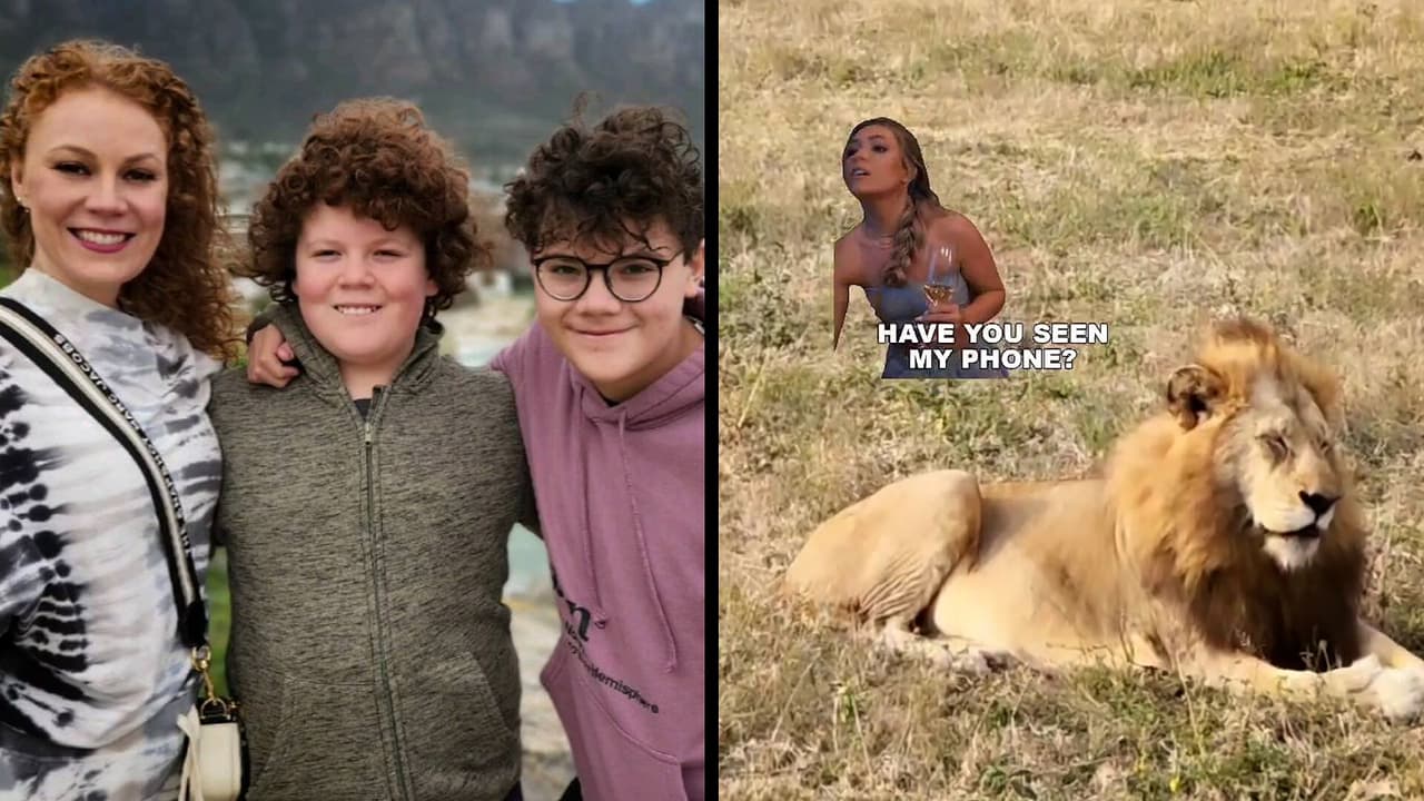 Hijo de Daniela Magun perdió su celular entre los leones y esto ocurrió