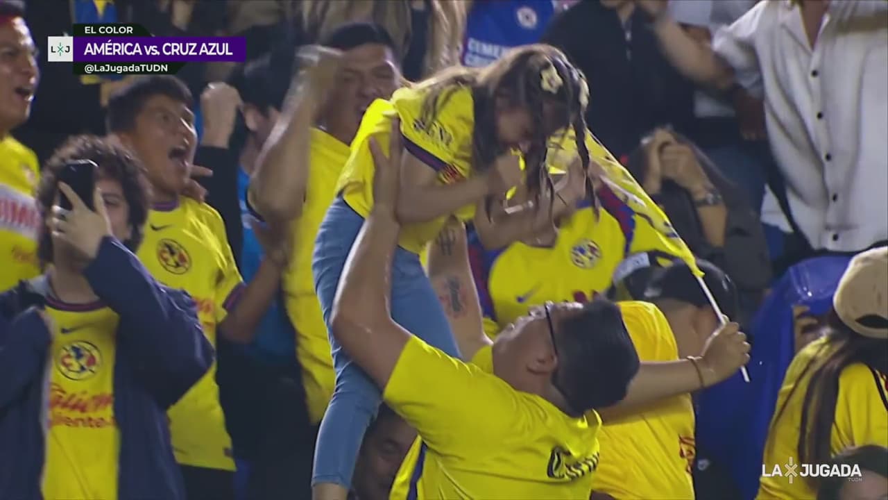 El color del América vs. Cruz Azul en la Semifinal
