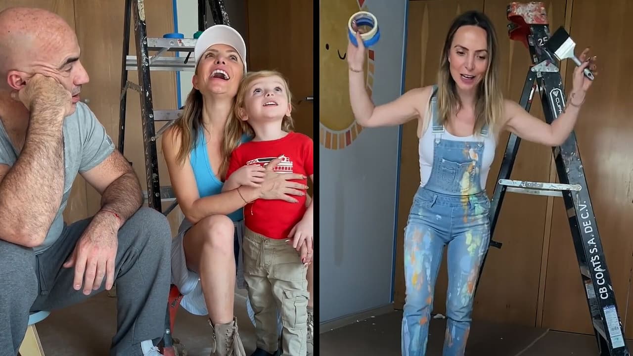 Érika Zaba preparó una bonita sorpresa para el cuarto de Emiliano