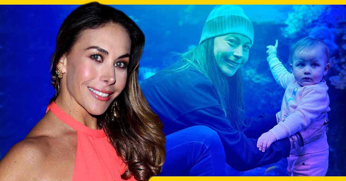 Vanessa Guzmán consiente a su nieta y la lleva a conocer un acuario