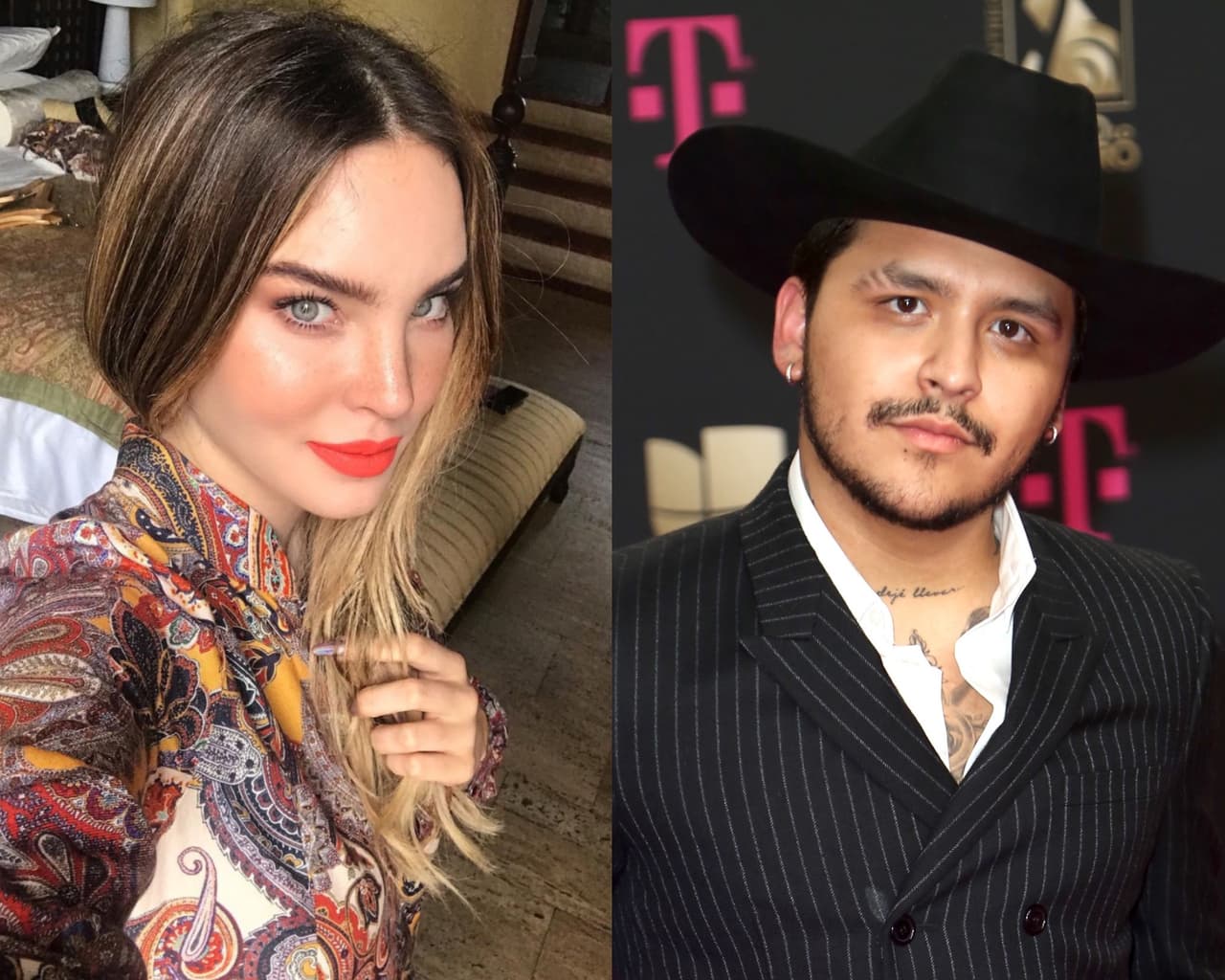 Belinda y Christian Nodal