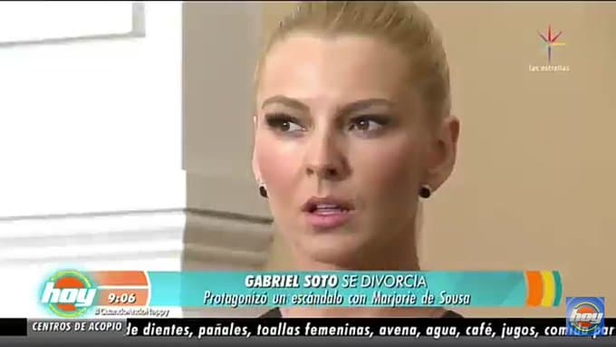 De acuerdo a los medios y allegados a la pareja, ambos famosos tenían problemas de pareja, sin embargo, el rumor de que Gabriel Soto y la actriz Marjorie de Sousa comenzó a obtener fuerza.