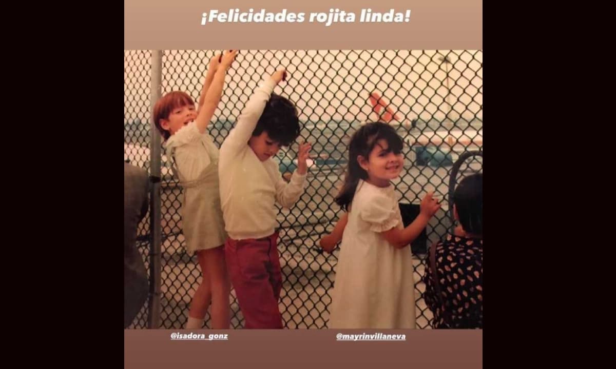 Mayrín Villanueva enternece a fans con foto de su niñez