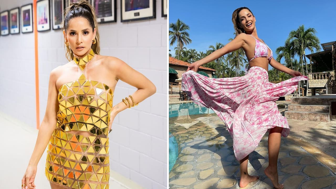 Carmen Villalobos festejó su cumpleaños en una paradisíaca playa