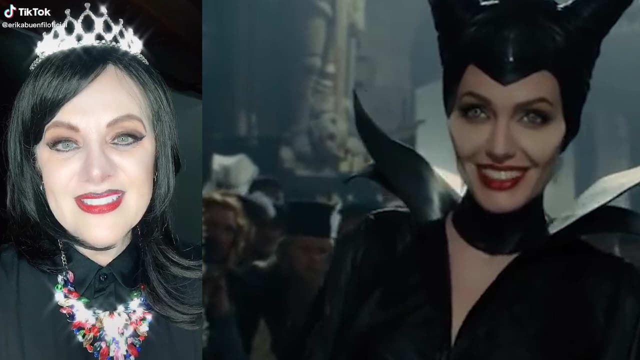 Erika Buenfil se transforma en Maléfica y sorprende con nuevo ‘cambio de look’ (VIDEO)