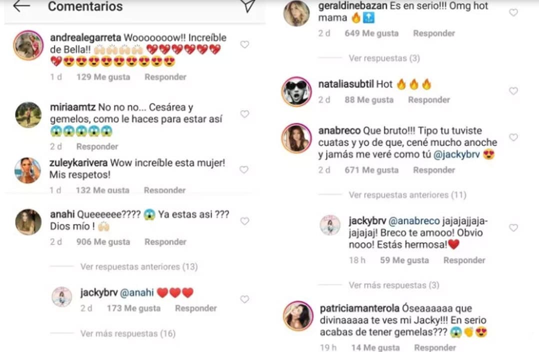 Famosas elogian figura de Jacqueline Bracamontes