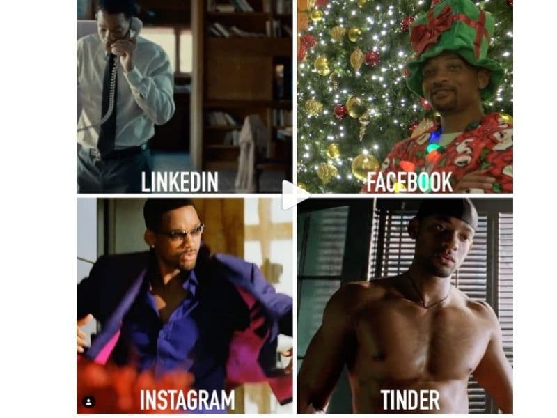 Will Smith subió la temperatura en Instagram compartiendo su challenge e incluso agregando un video: “puedo hacerlas bien todas”.