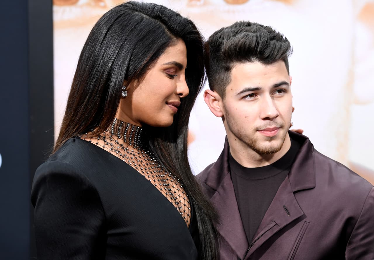 LOS ANGELES, CALIFORNIA - JUNE 03: Priyanka Chopra-Jonas and Nick Jonas attend the Premiere Of Amazon Prime Video's "Chasing Happiness" at Regency Bruin Theatre on June 03, 2019 in Los Angeles, California. (Photo by Frazer Harrison/Getty Images)