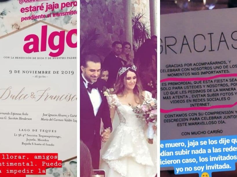 Dulce María y Paco Álvarez se casaron en Tequesquitengo