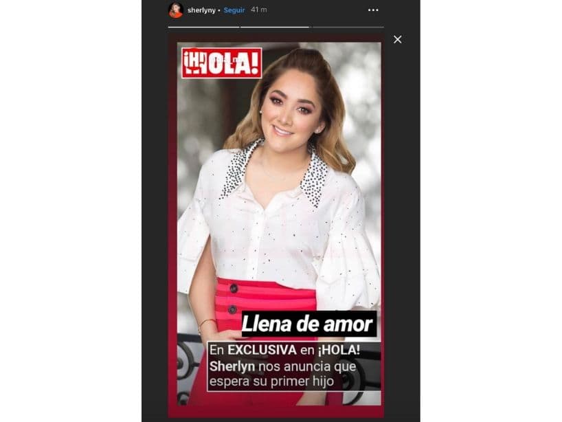La actriz compartió una captura del reportaje en sus Instagram Stories.