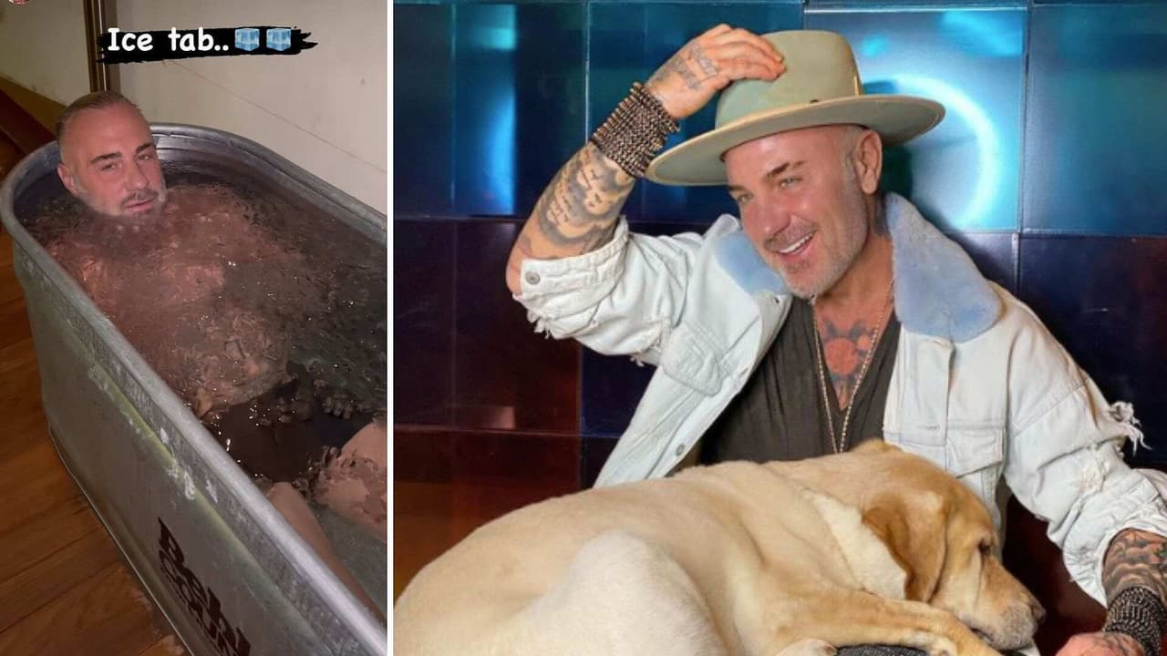 Gianluca Vacchi se sumerge en una tina con hielo más de 20 minutos