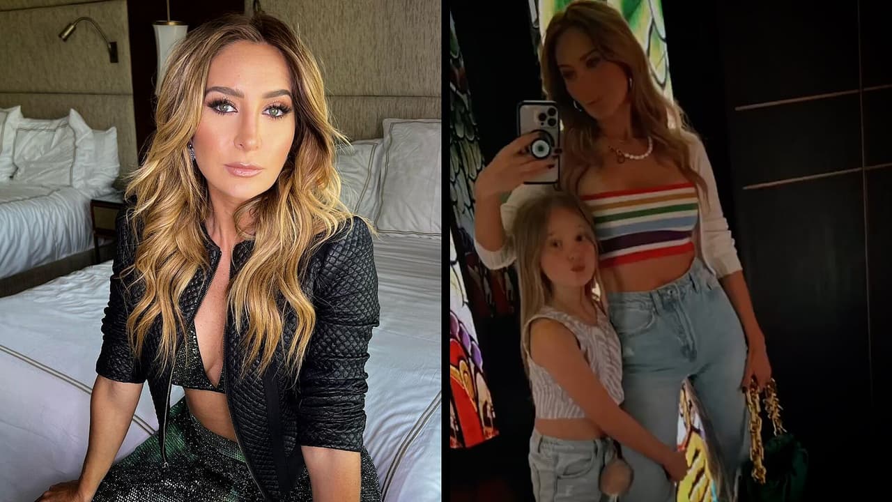 Geraldine Bazán sube un bello recuerdo de los ensayos de su hija