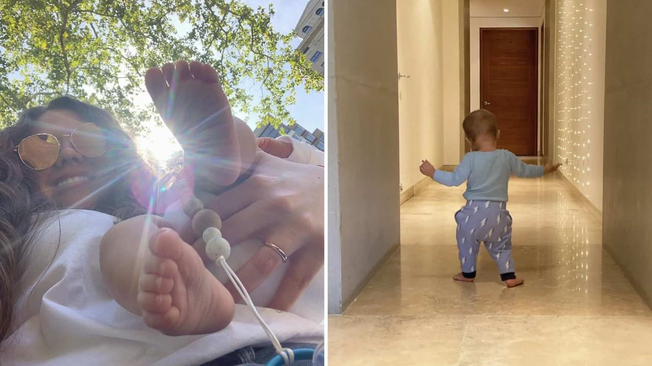 Video: Joy Huerta comparte los primeros pasos de su hija Noah
