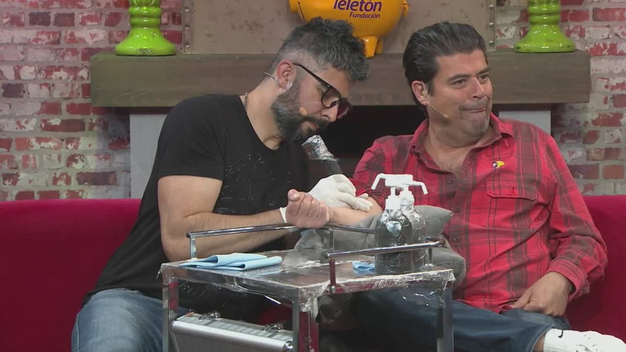 'El Burro' Van Rankin se tatuó el nombre de su hija Carlota