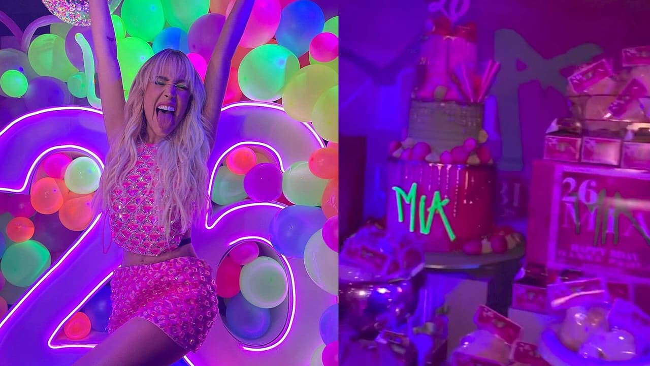 Danna Paola sorprendió con una espectacular mesa de dulces inspirada en su nuevo sencillo