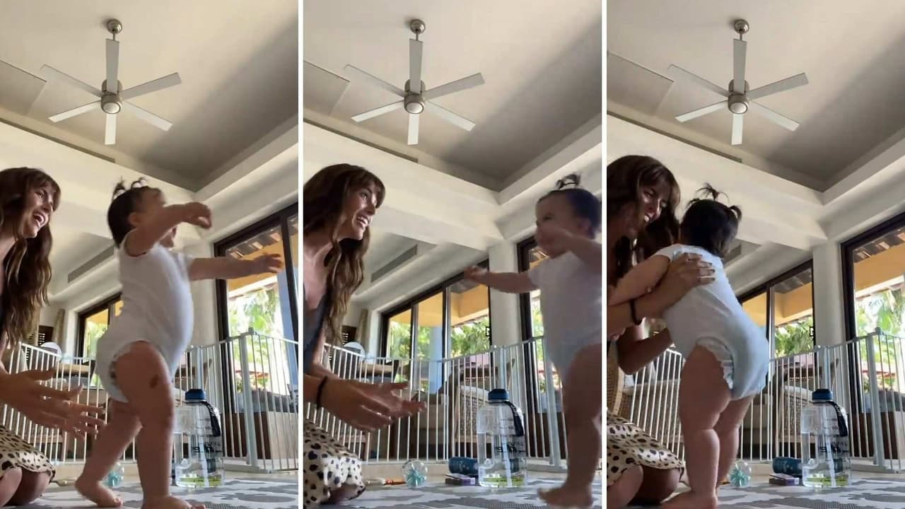 Kira, hija de Claudia Álvarez, ya camina y la actriz presume sus primeros pasitos