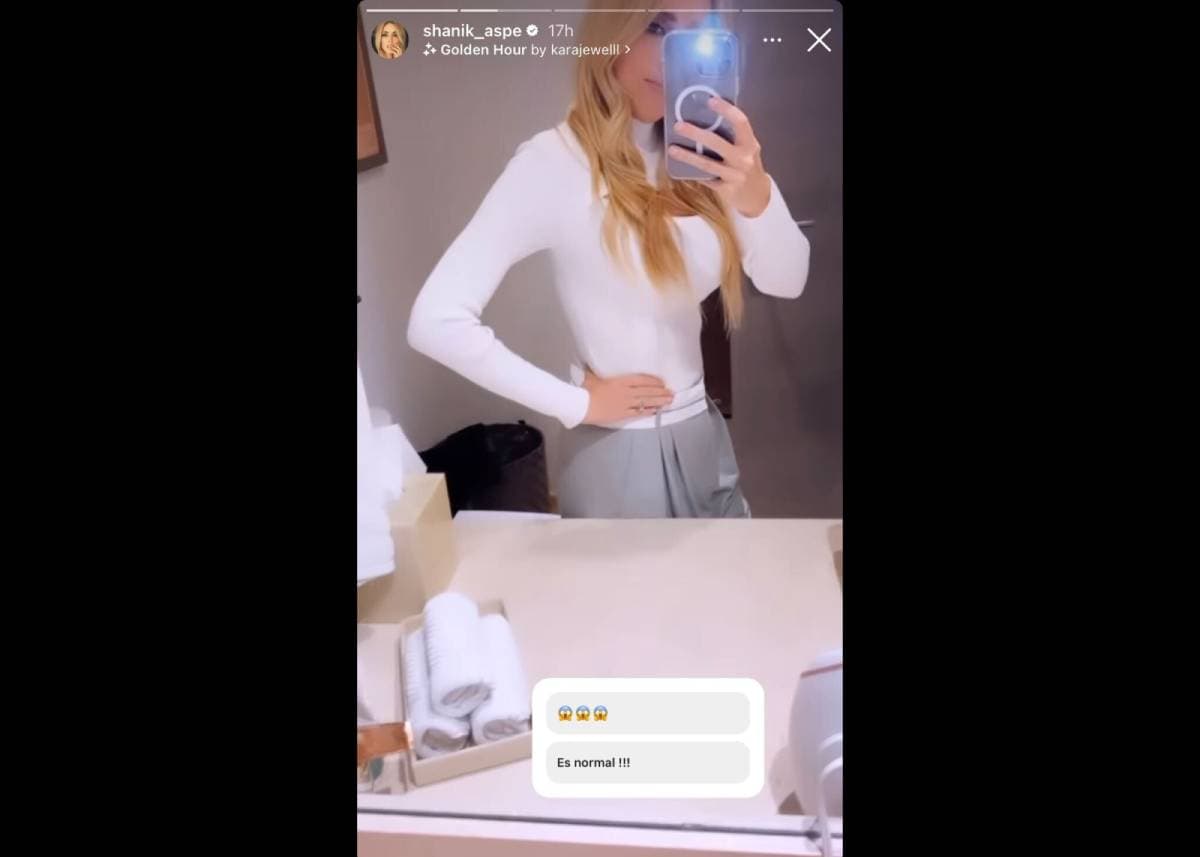 Shanik Aspe está a la espera de su segundo bebé