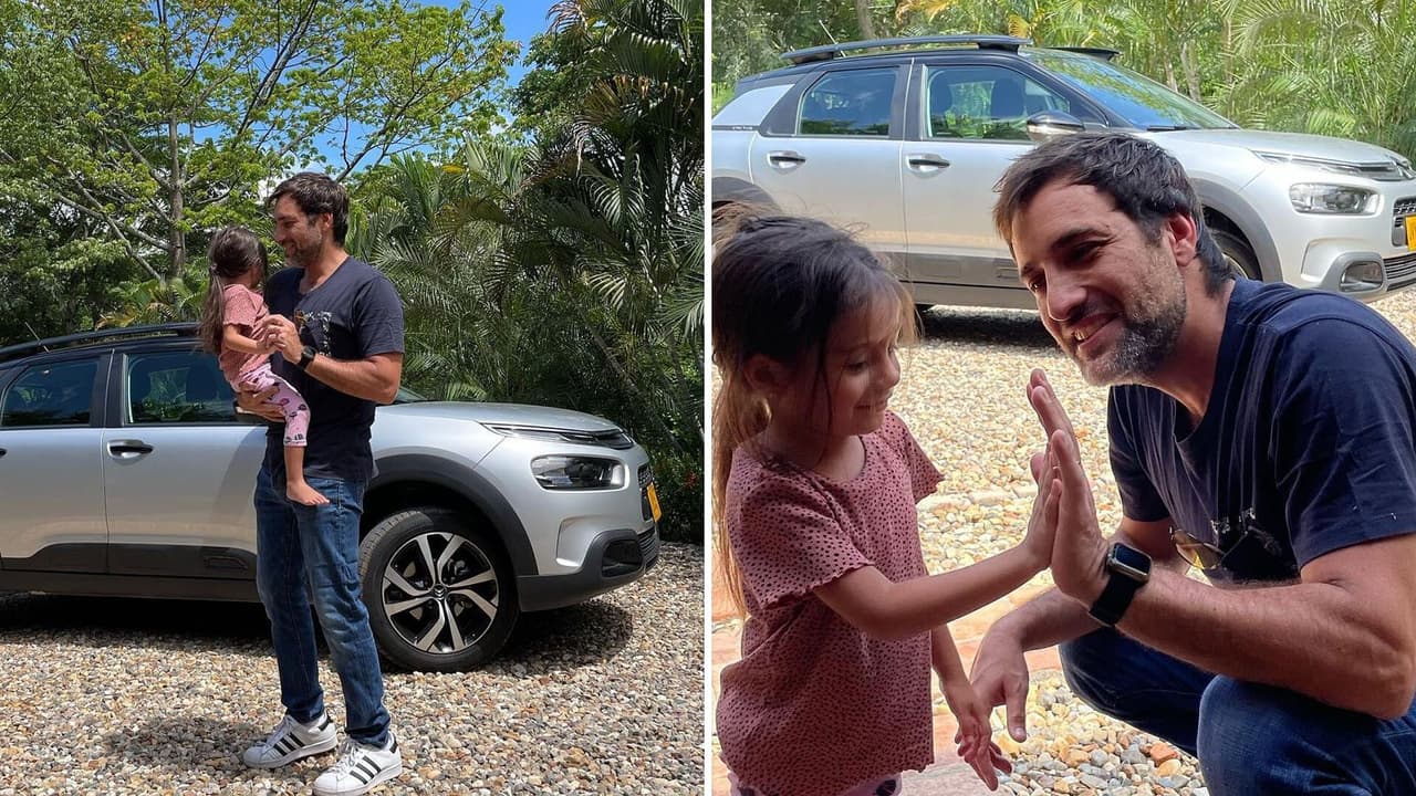 Andrés Suárez Montoya se derrite de ternura al bailar con su hija