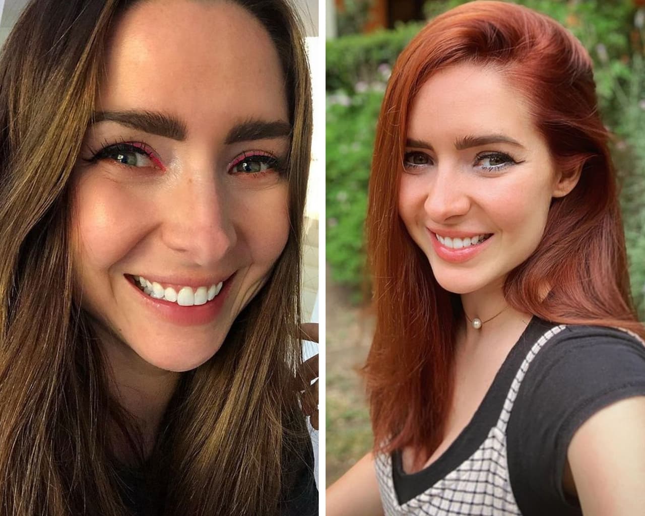 La actriz de telenovelas estrenó recientemente una melena rojiza, alineándose con la tendencia de pelirrojos en tono "rojo venecia", para 2021.