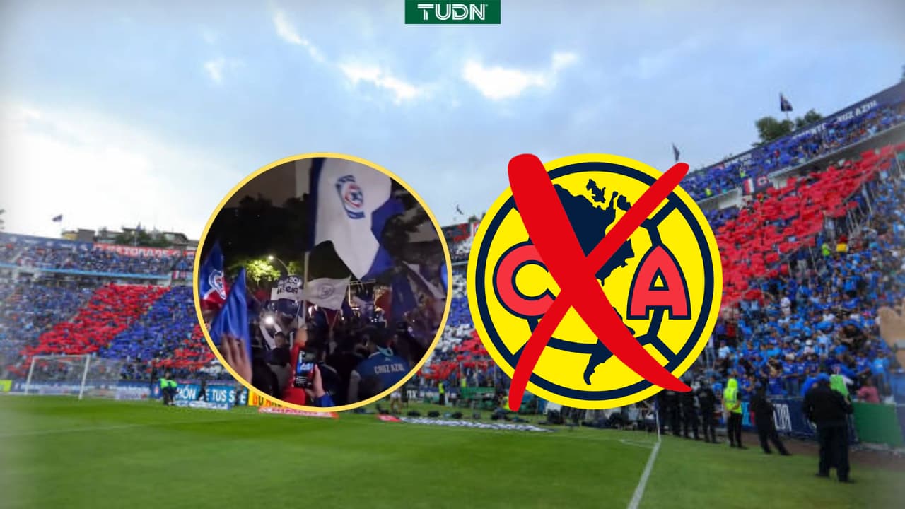 Fans de Cruz Azul se burlan del América y celebran con su ‘himno’