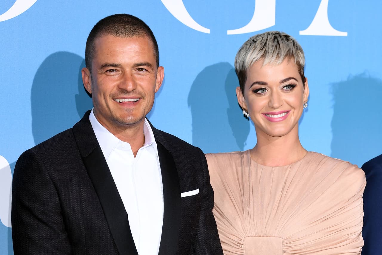 MONTE-CARLO, MONACO - SEPTEMBER 26: Orlando Bloom and Katy Perry attend the Gala for the Global Ocean hosted by H.S.H. Prince Albert II of Monaco at Opera of Monte-Carlo on September 26, 2018 in Monte-Carlo, Monaco. (Photo by Daniele Venturelli/Daniele Venturelli/ Getty Images)