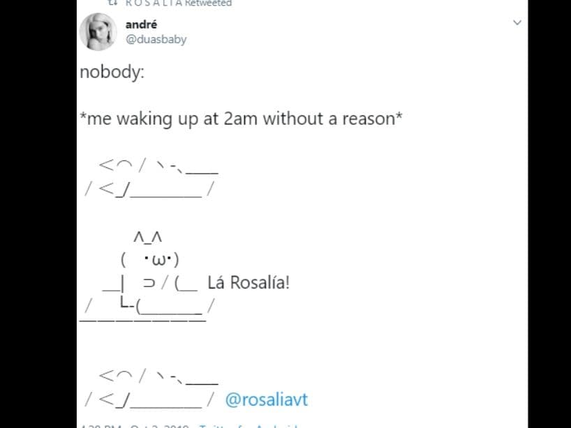 ¡La Rosalía!
