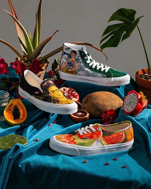Zapatos de tacones para qué quiero si tengo estos Vans para caminar: algo así podría decir la pintora mexicana, Frida Kahlo, luego de conocer la que está por lanzar Vault, marca hermana de Vans.