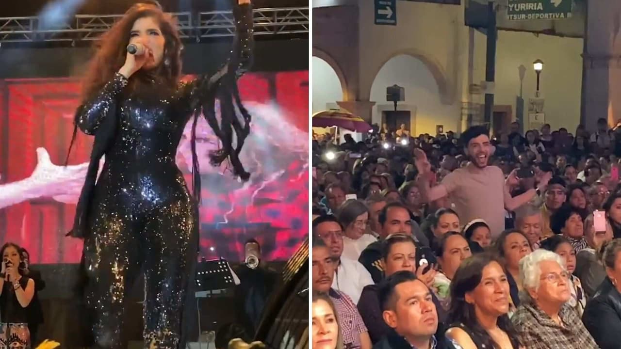 Fan se roba la atención en concierto de Ana Bárbara y ella le responde: 'te amé'