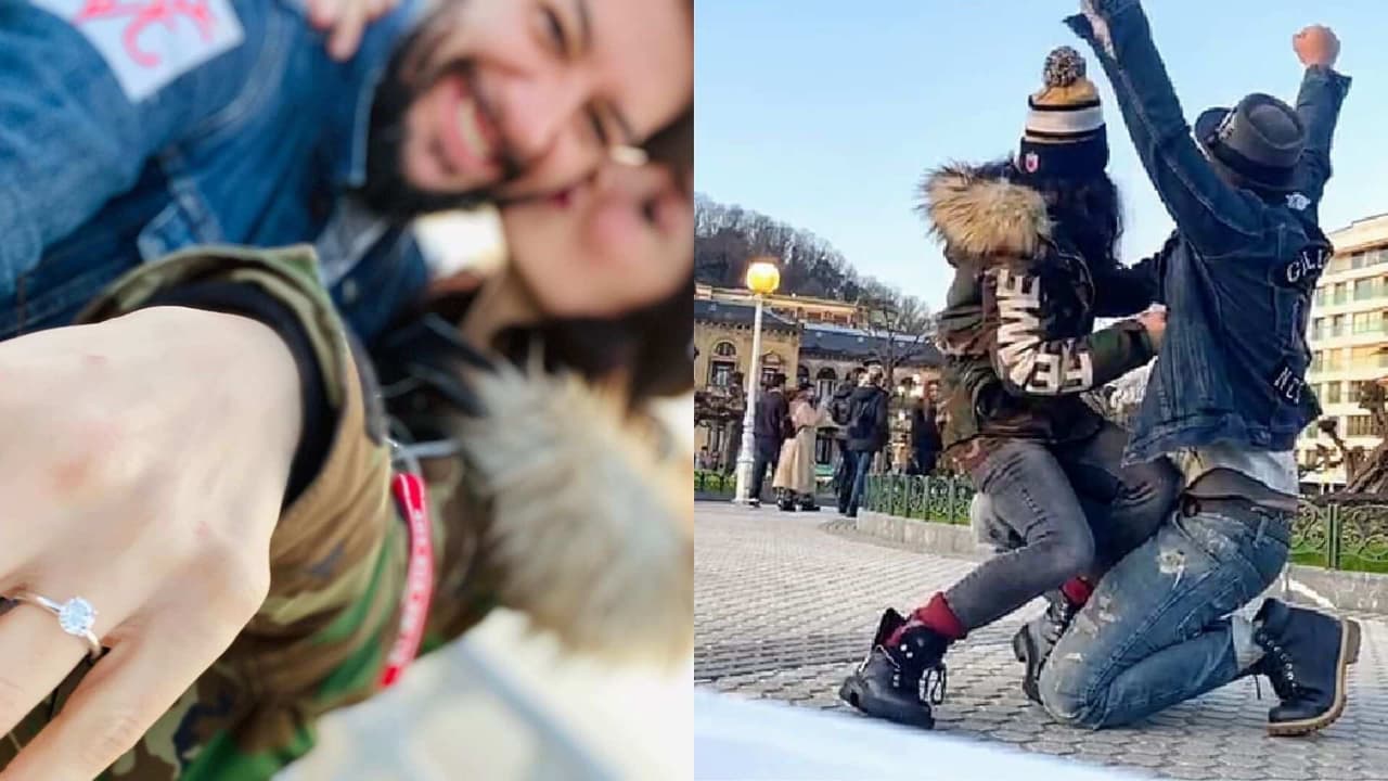 La romántica pedida de mano de Faisy