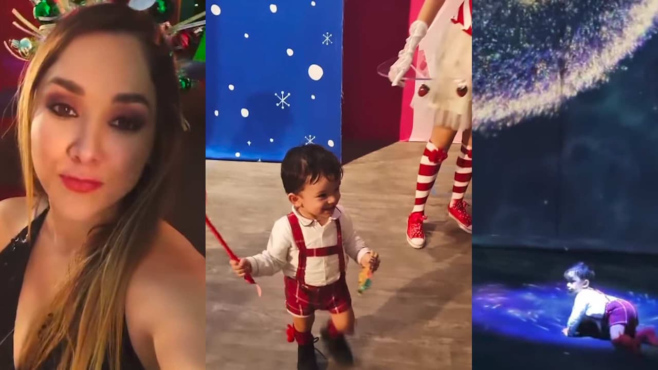 Sherlyn y André visitan el ‘Selfie Museum de Navidad’ y así la pasaron