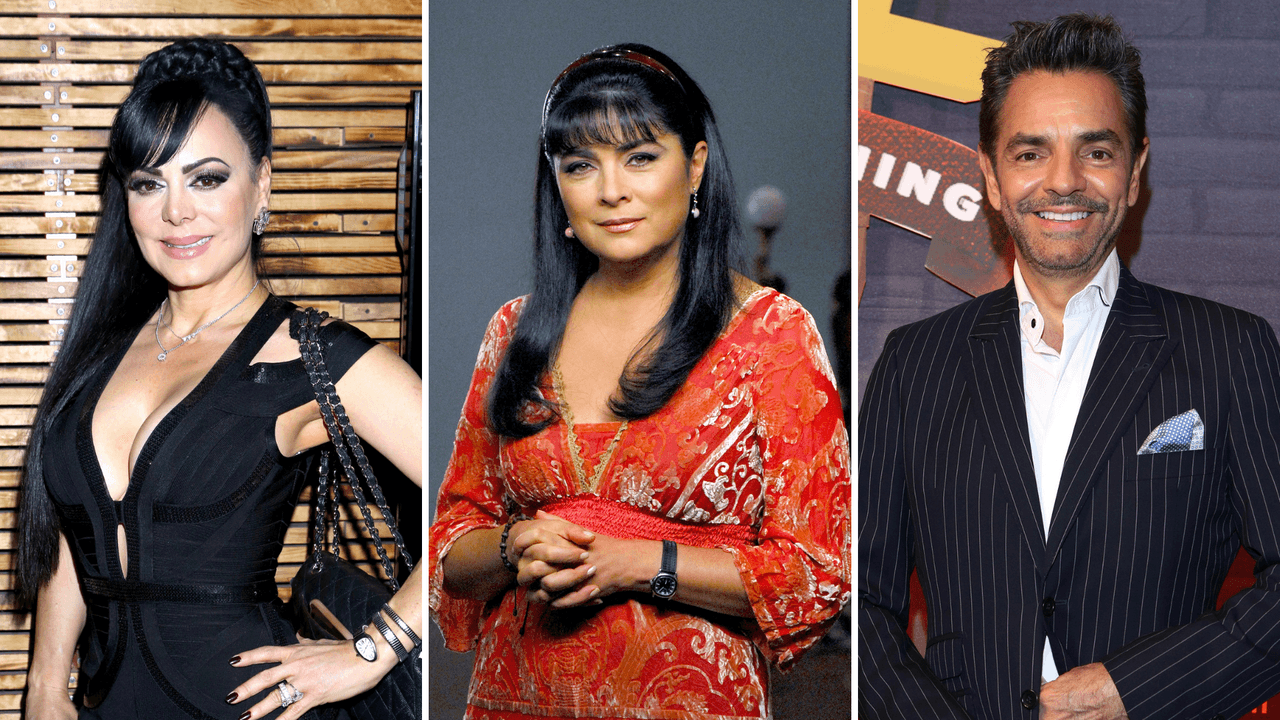 Maribel Guardia, Victoria Ruffo y Eugenio Derbez