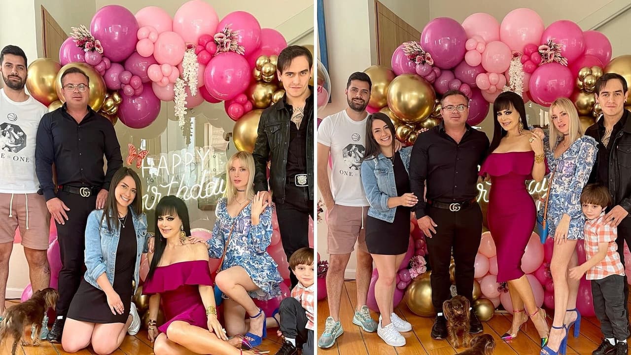 Maribel Guardia festejó un año más en compañía de su familia