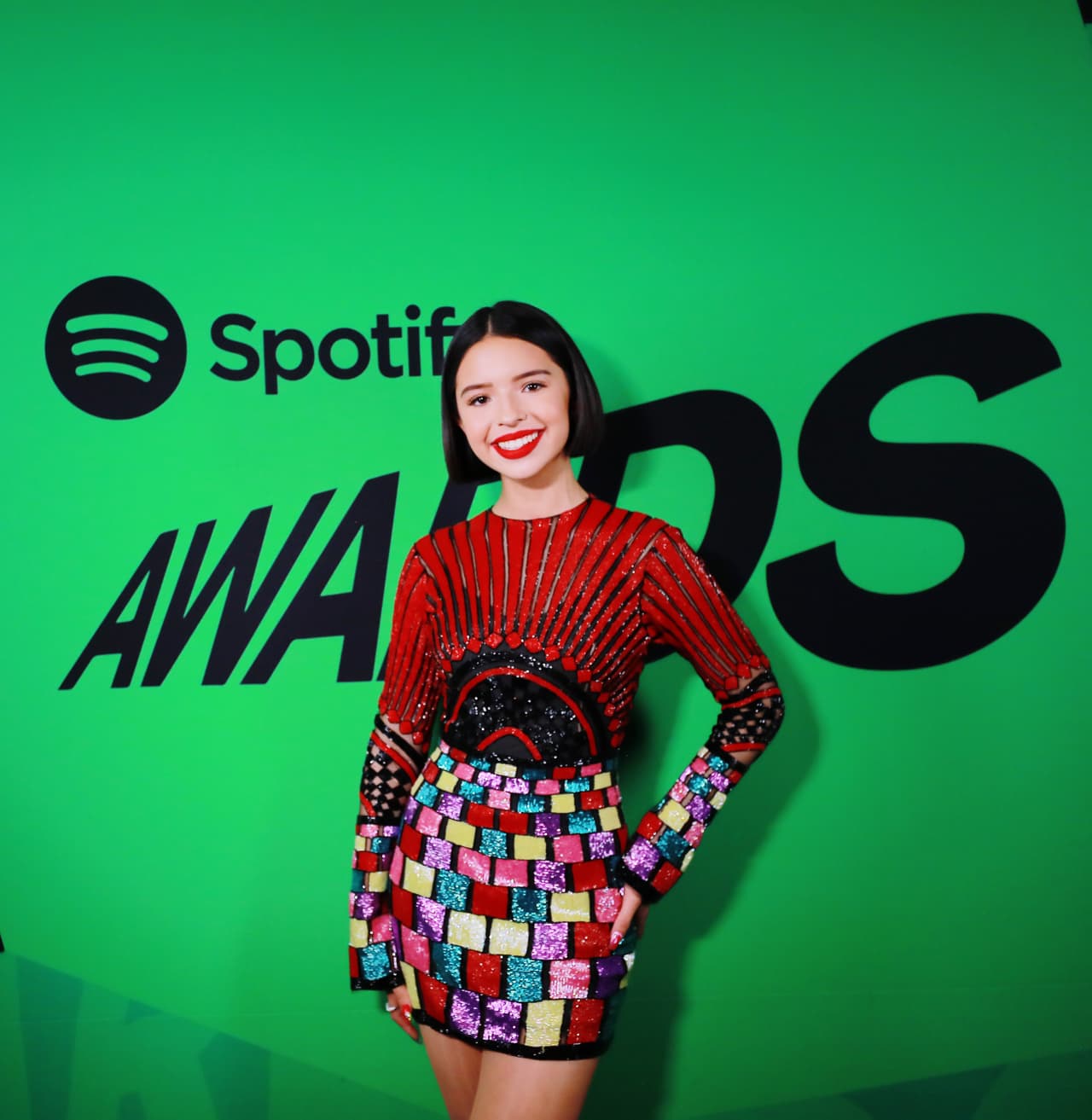 Aunque la cantante se dijo nerviosa y emocionada por formar parte de los Spotify Awards, la joven de 16 años demostró una vez más el gran talento que tiene arriba de los escenarios.