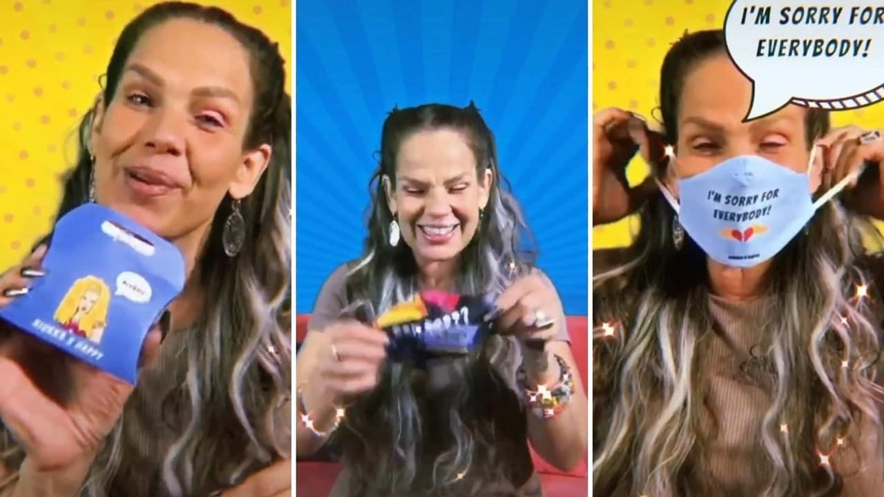 Niurka sorprende con su nueva línea de cubrebocas, ‘¡Hashtash: Cuídate!’