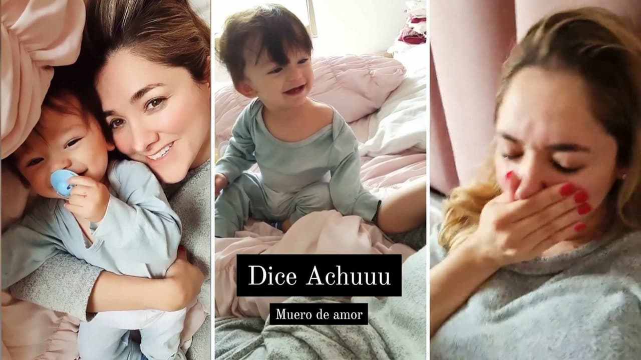 Sherlyn se derrite de amor al ver que su hijo la imita al estornudar
