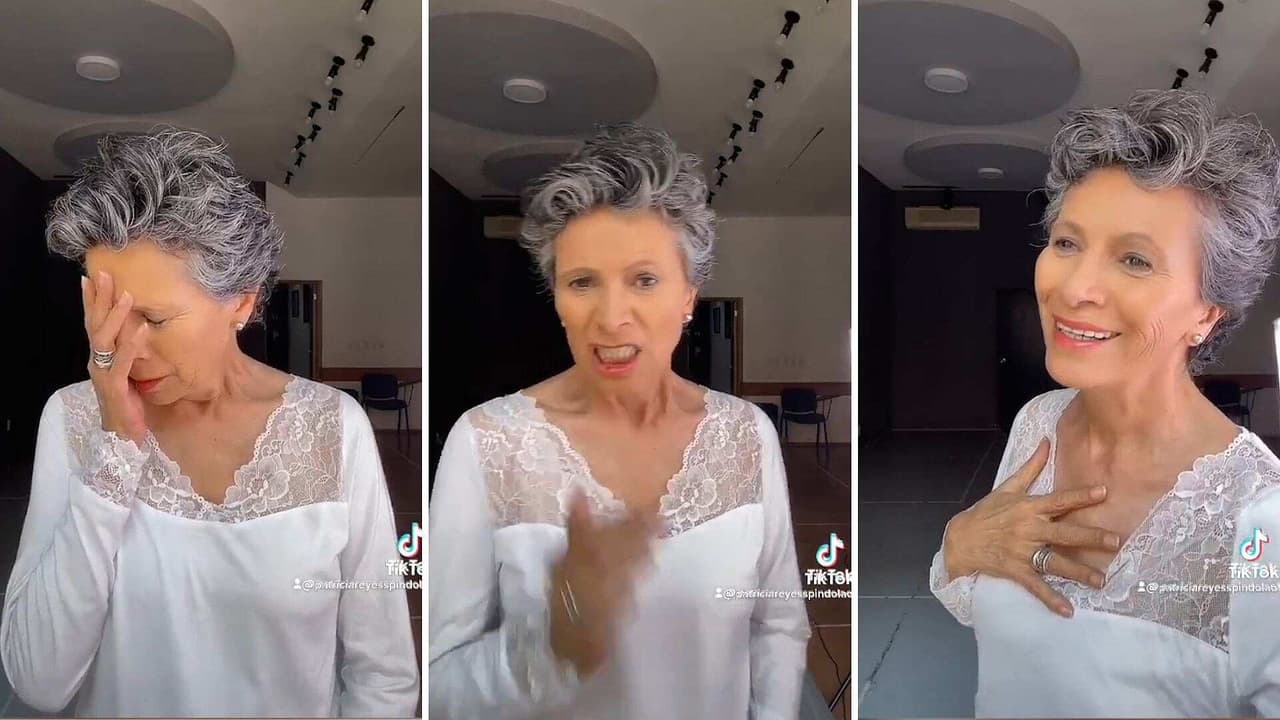 Patricia Reyes Spíndola también le entra a TikTok y demuestra su talento en la actuación