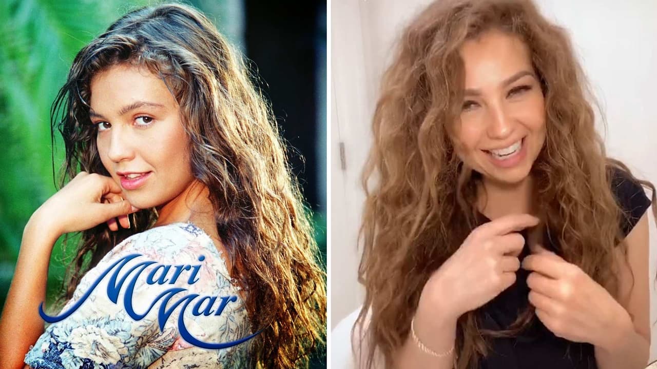 Así recreó Thalía escena de la telenovela ‘Marimar’