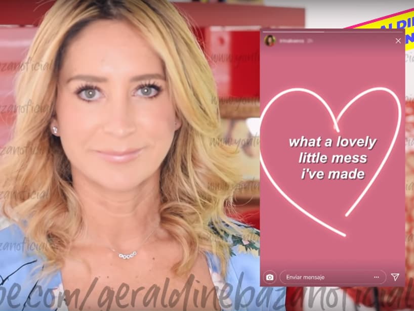 Sin embargo, el escándalo se magnificó cuando, en ese mismo mes, Geraldine posteó un video en su canal de Youtube donde detalló la “infidelidad” de su exesposo con la actriz rusa, quien narró que le enviaba supuestas indirectas para que se diera cuenta que estaban juntos, con aquella foto donde se observaba la maleta de Soto en casa de Baeva.