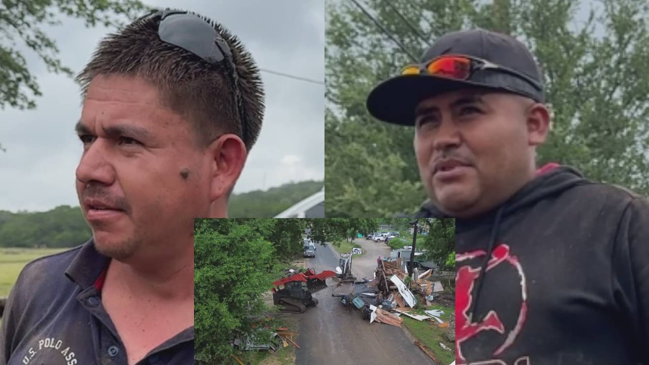 “Se siente bien ayudar”: Hispanos apoyan a quienes lo perdieron todo por inundaciones en Texas