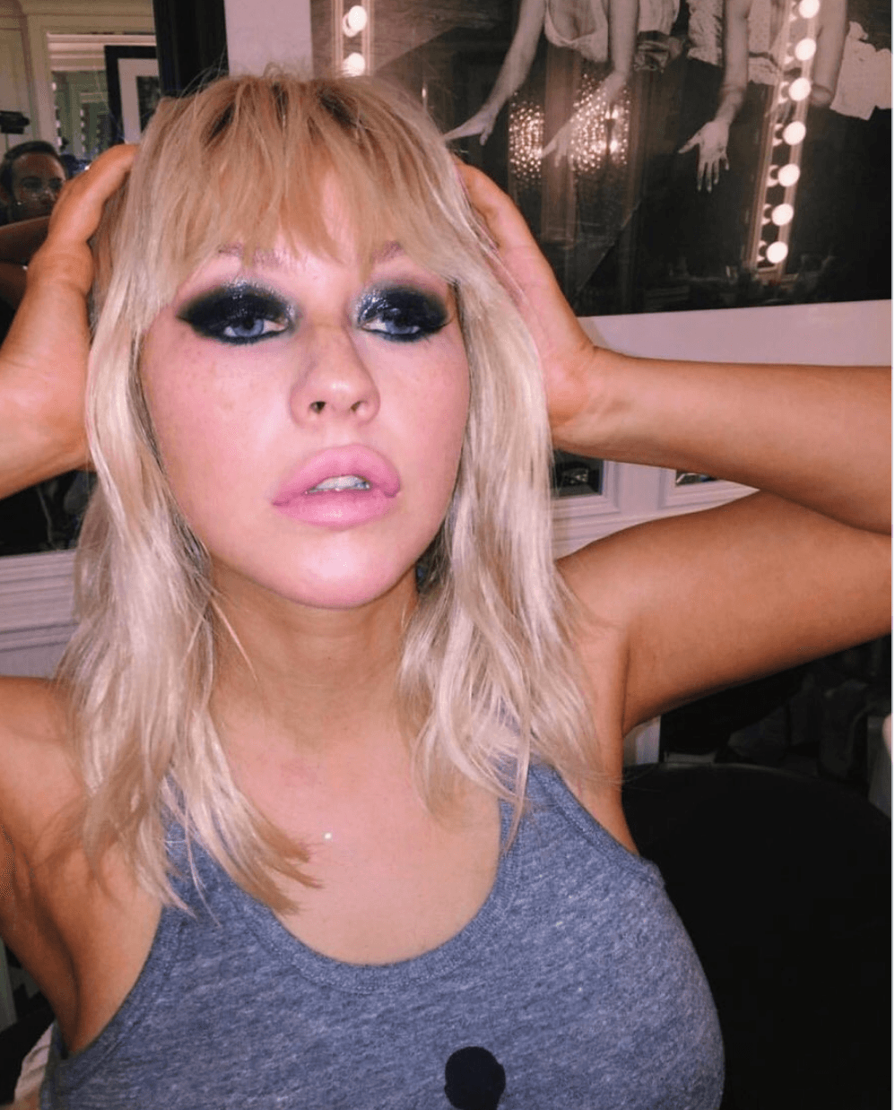 Christina Aguilera presume radical cambio de look a sus 40 años