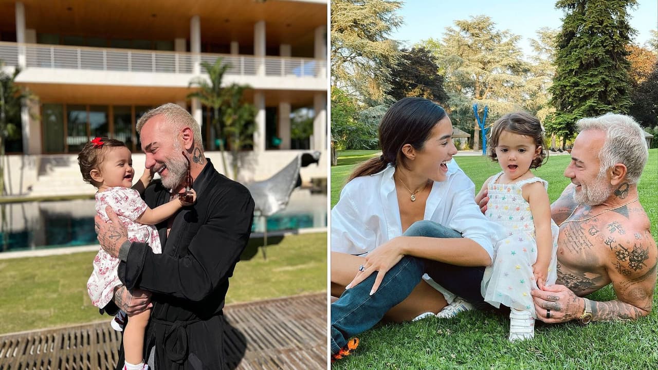 Gianluca Vacchi y su pequeña Blu comparten su amor por el ejercicio