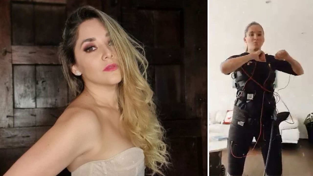 Sherlyn: Con este ejercicio planea recuperar su abdomen de acero
