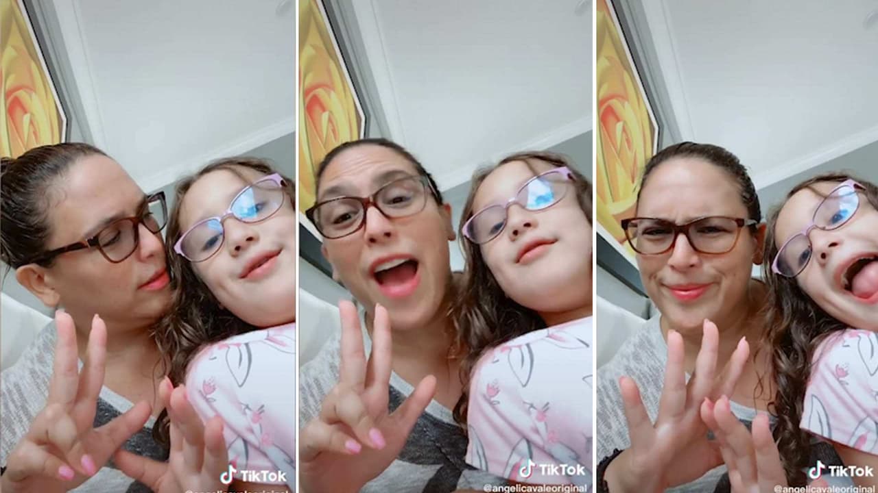 Aunque apenas tiene 8 años, la hija de Angélica Vale ‘corea’ canciones de los 90s