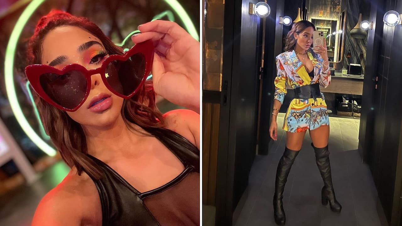 Manelyk lució su maquillaje muy al estilo Pride