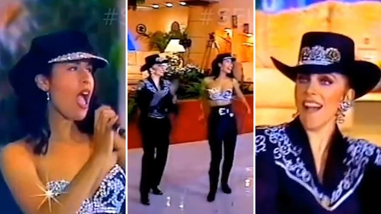 Verónica Castro se echó un bailecito junto a Selena Quintanilla y fue al ritmo de ‘La Carcacha’