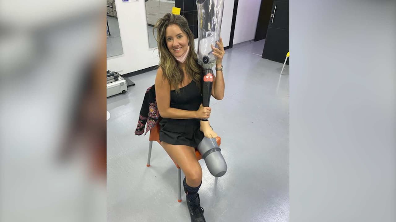 Tras recibir su prótesis, Daniella Álvarez se anima a bailar sensual perreito