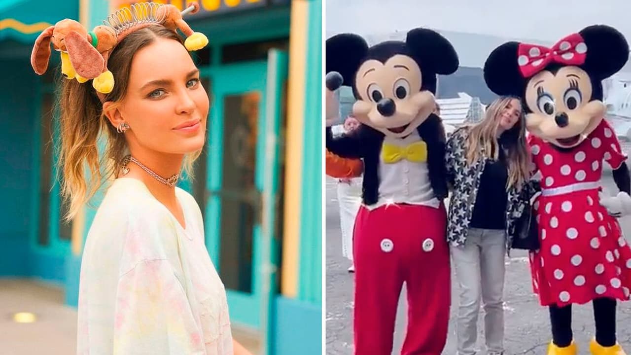 Belinda vive lujoso cumpleaños al lado de Mickey Mouse