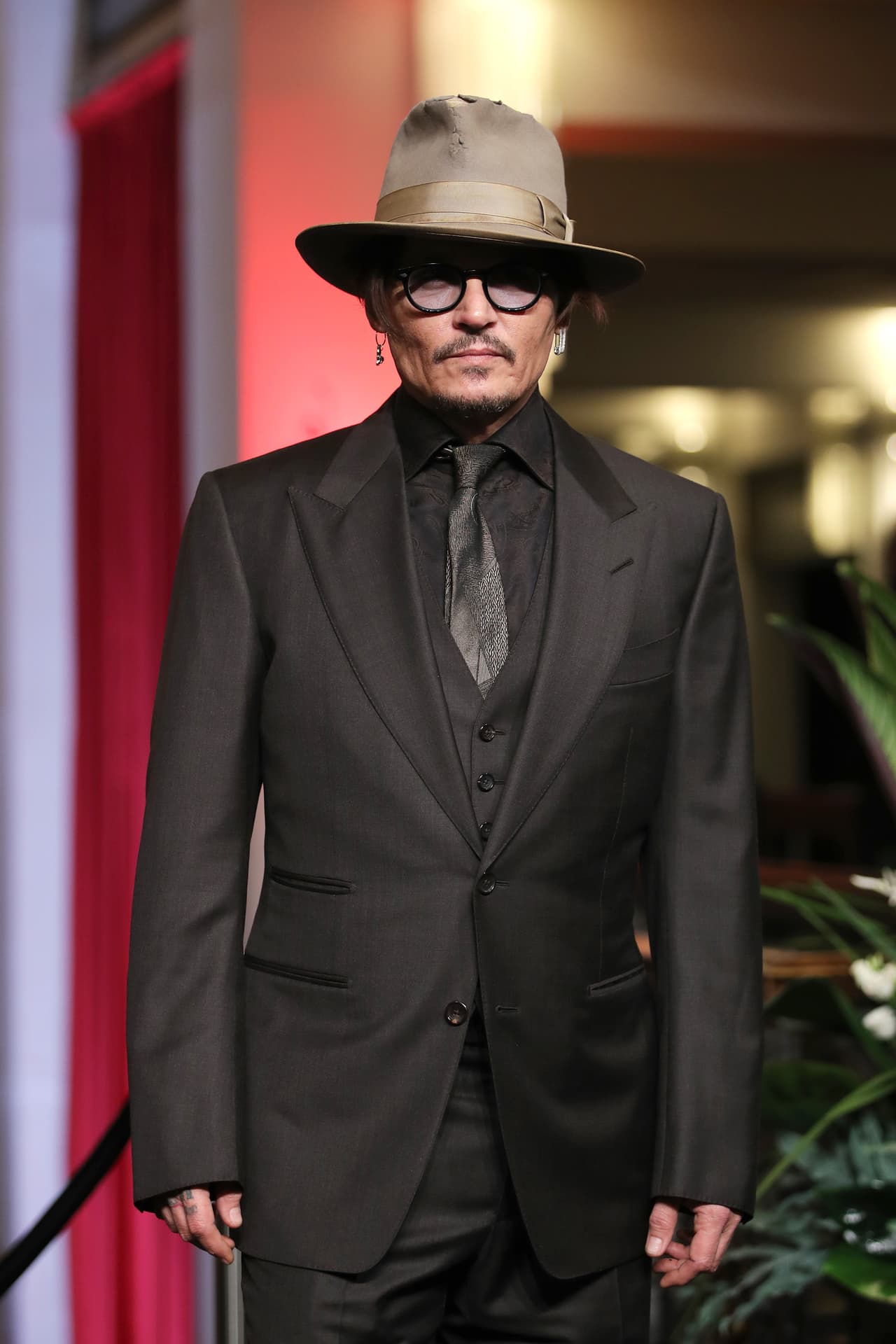 BERLIN, GERMANY - FEBRUARY 21: Johnny Depp arrives for the "Minamata" premiere during the 70th Berlinale International Film Festival Berlin at Friedrichstadt-Palast on February 21, 2020 in Berlin, Germany. (Photo by Andreas Rentz/Getty Images)