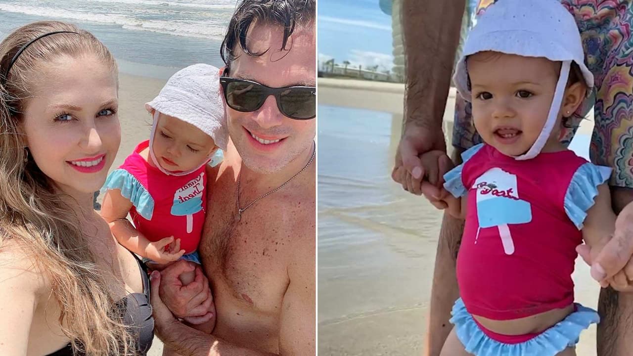 “Como si fuera la primera vez”, Ingrid Martz y Martina vuelven a la playa tras 5 meses de confinamiento